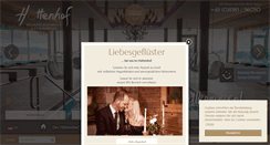 Desktop Screenshot of hotel-huettenhof.de